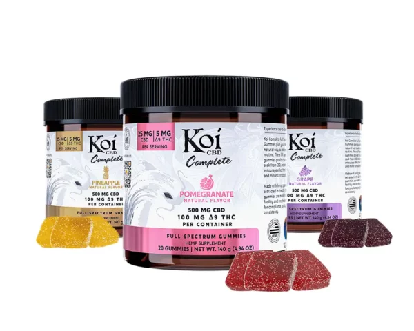 Best CBD gummies for erectile dysfunction (ed) | Koi Complete Full Spectrum CBD Gummies