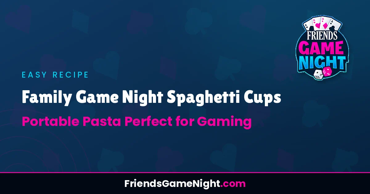 Read more about the article Family Game Night Spaghetti Cups – Portable Pasta Perfect for Gaming