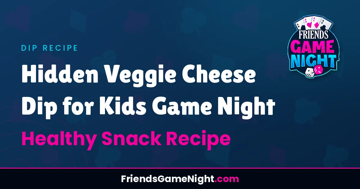 Read more about the article Hidden Veggie Cheese Dip for Kids Game Night – Healthy Snack Recipe