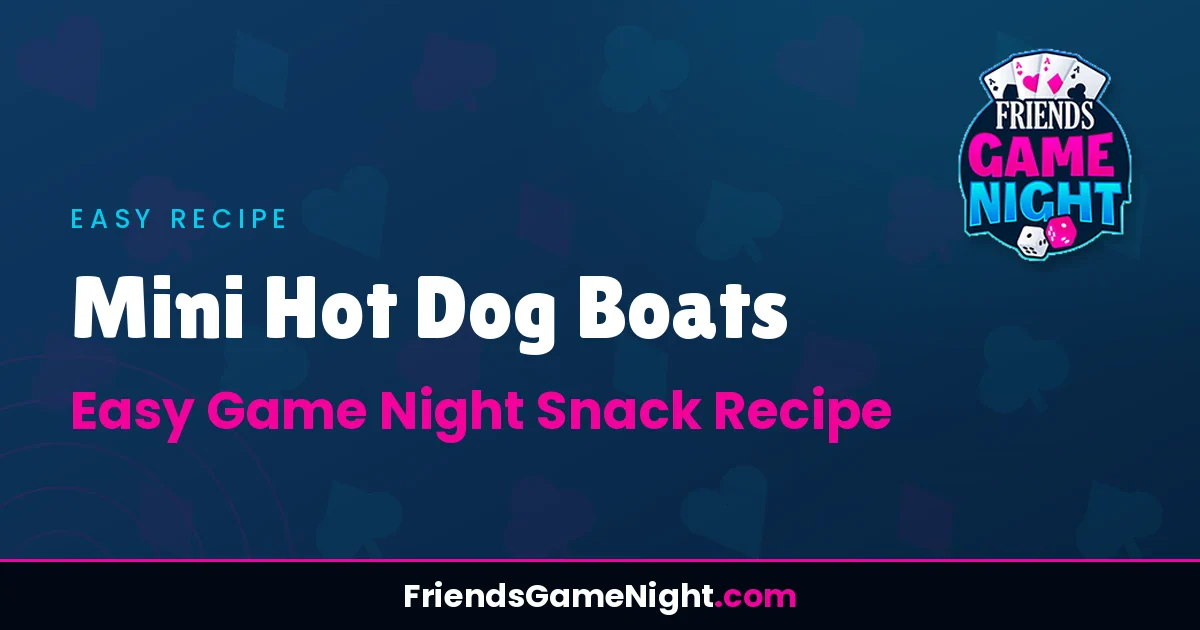 Read more about the article Mini Hot Dog Boats: Easy Game Night Snack Recipe
