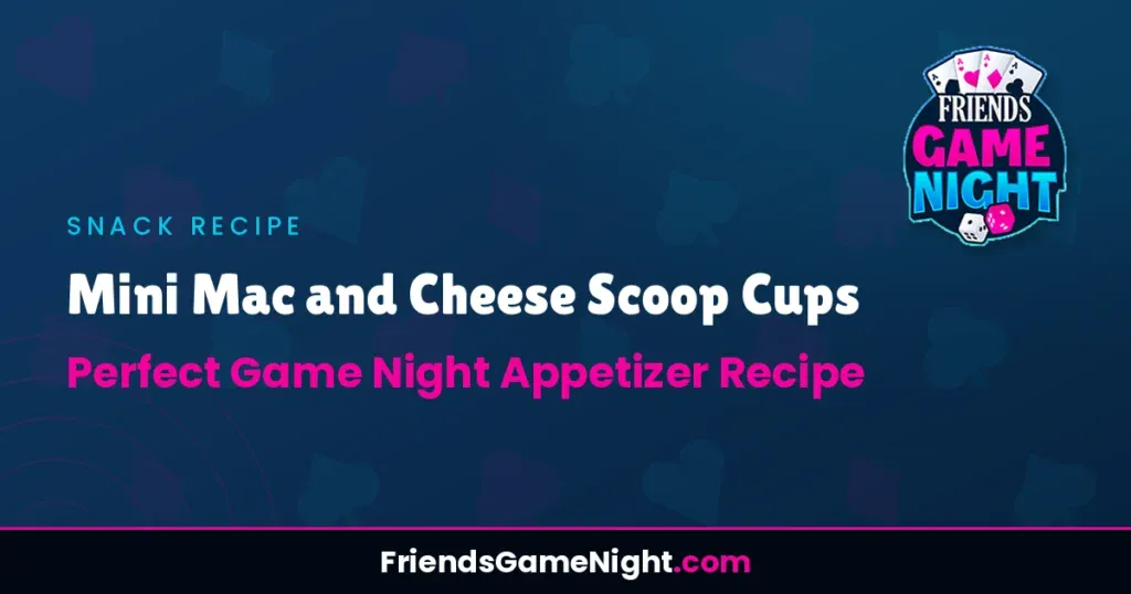 Mini Mac and Cheese Scoop Cups - Perfect Game Night Appetizer Recipe