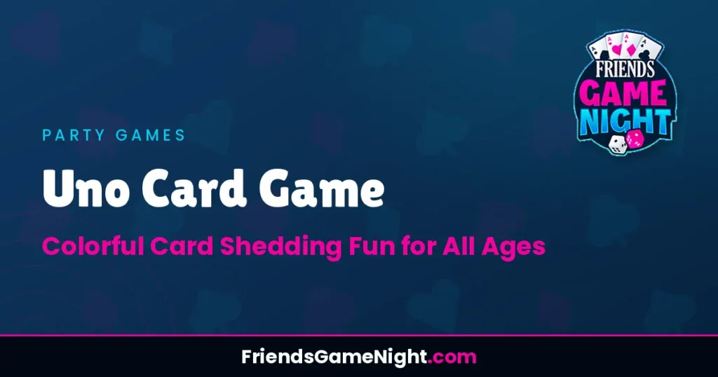 Uno Card Game: Colorful Card Shedding Fun for All Ages