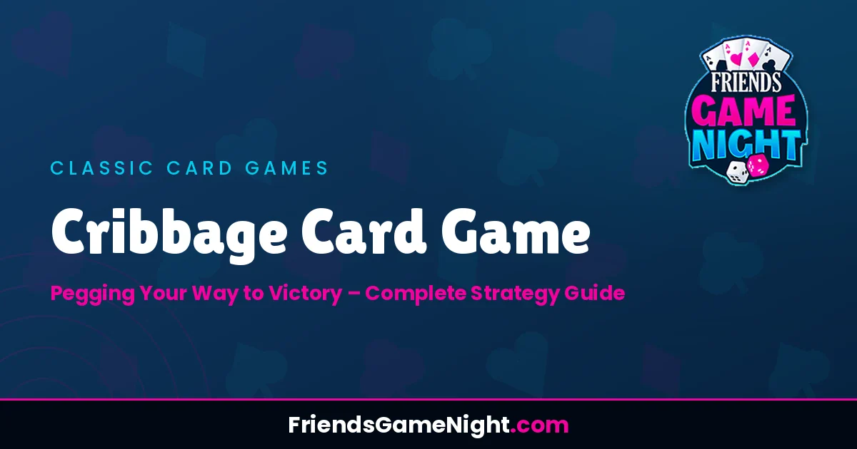 Read more about the article Cribbage Card Game: Pegging Your Way to Victory – Complete Strategy Guide