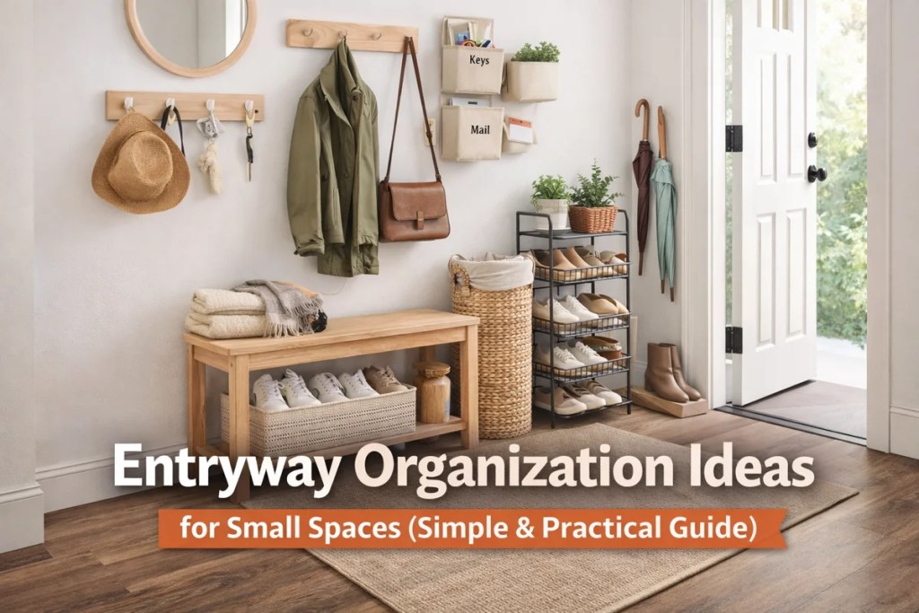 Small entryway organization ideas for tiny spaces with smart storage solutions and minimalist design