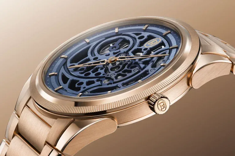 Parmigiani Fleurier Unveils the Tonda PF Skeleton in Rose Gold and Milano Blue