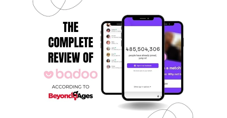 Screenshots we took reviewing Badoo