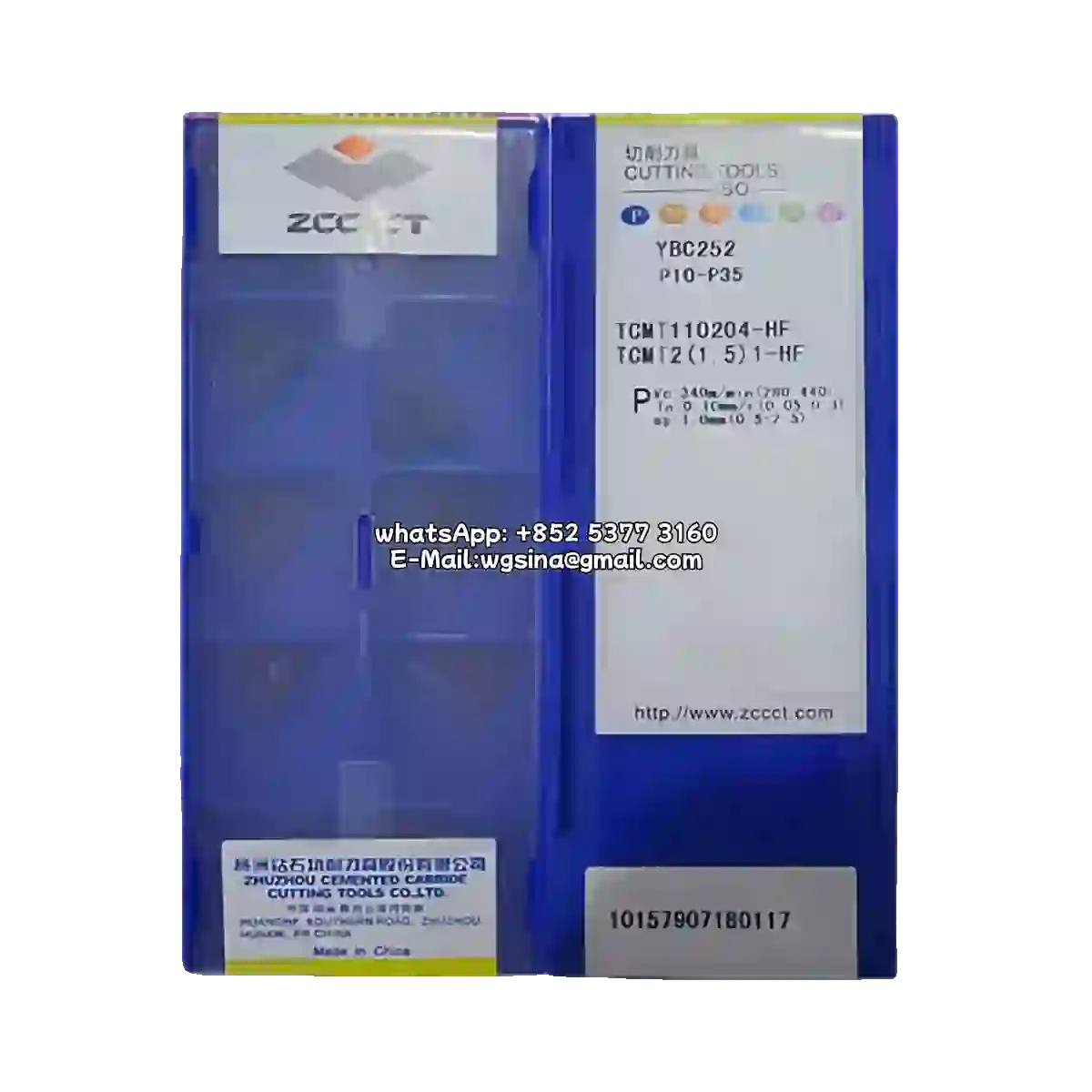 Zcc 100% Original TCMT110204-HF YBC252/TCMT 10PCS