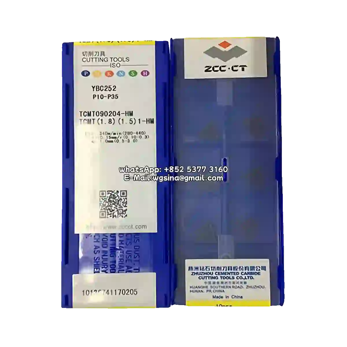 Zcc 100% Original TCMT090204-HM YBC252/TCMT 10PCS