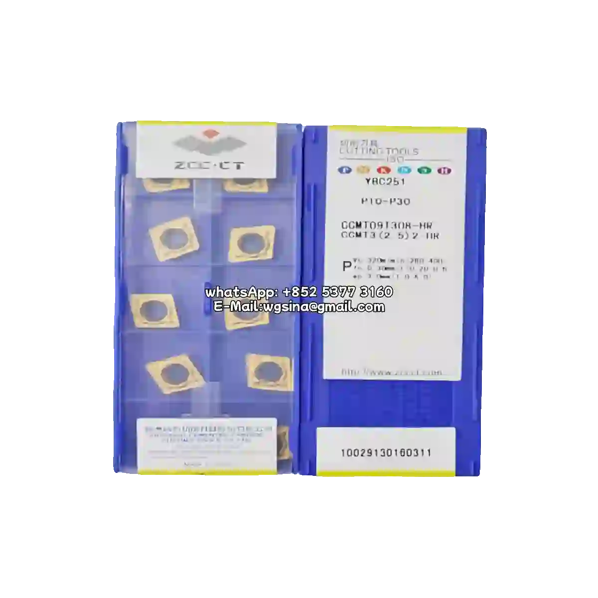 Zcc 100% Original CCMT09T308-HR YBC251/CCMT 10PCS