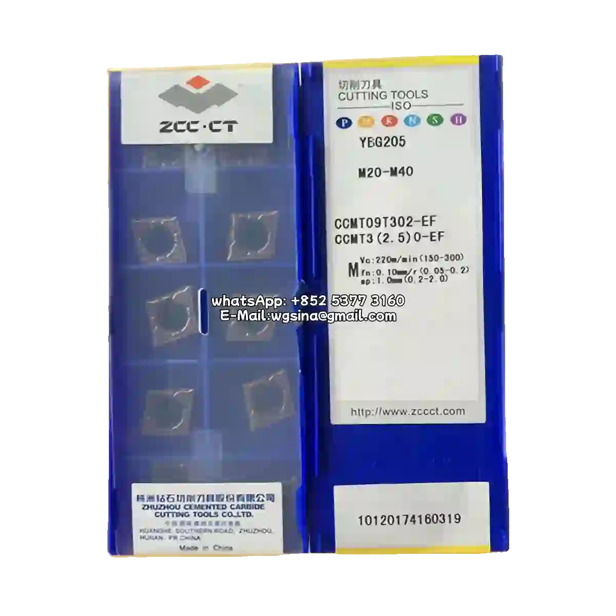 Zcc 100% Original CCMT09T302-EF YBG205/CCMT 10PCS
