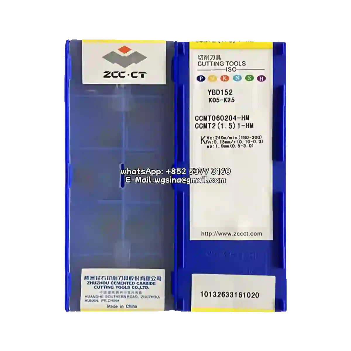 Zcc 100% Original CCMT060204-HM YBD152/CCMT 10PCS