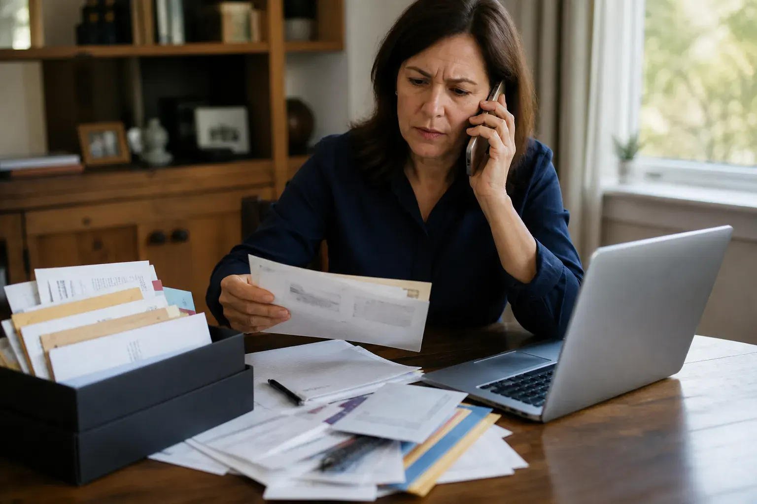 gathering fundraising mailers and saving telemarketing donation call records
