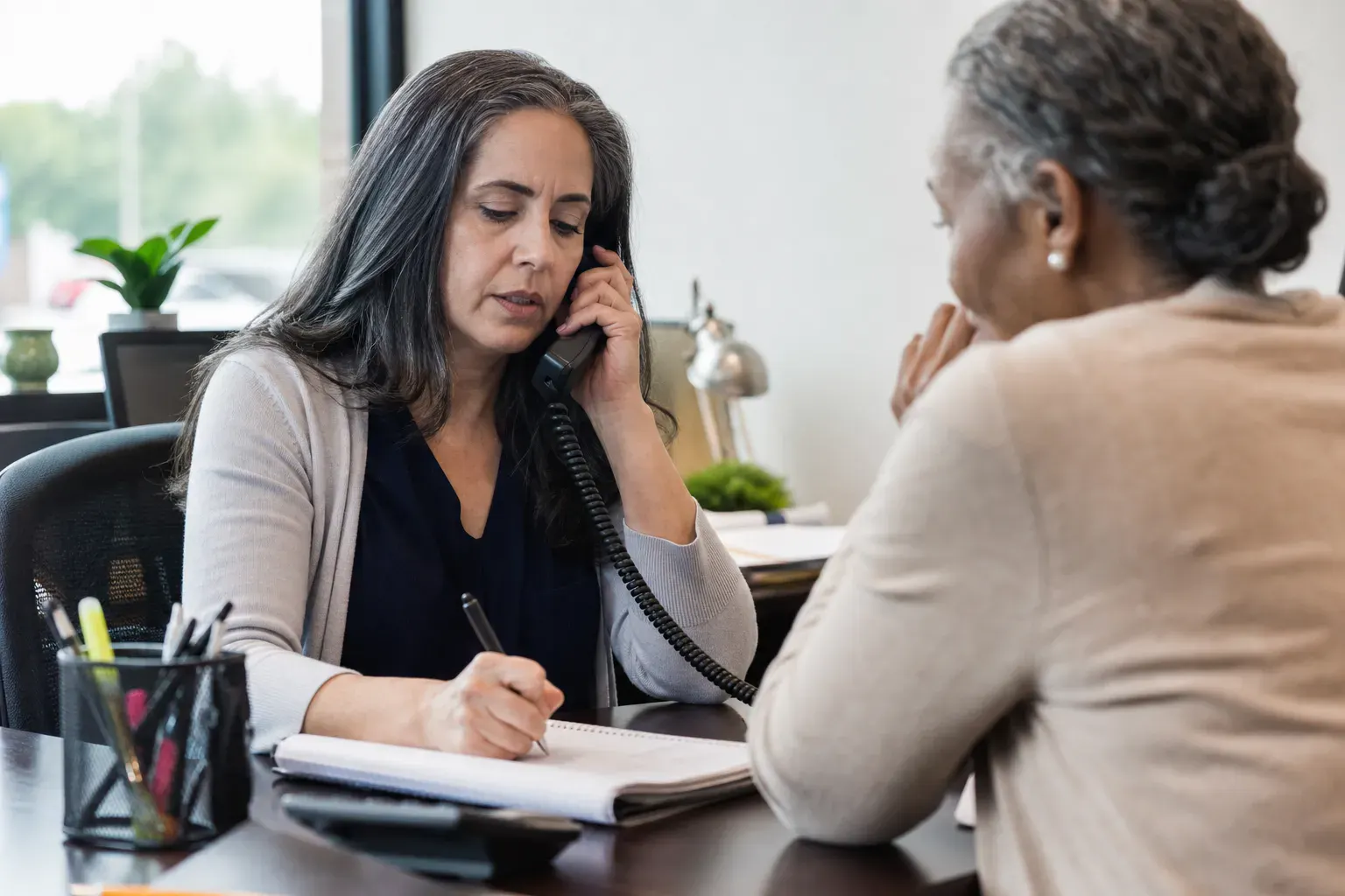 Long-Term Care Ombudsman conducting unannounced residential facility inspection