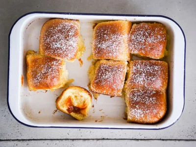 buchteln mit vanillesauce