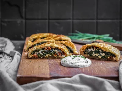Spinatstrudel-Rezept mit Feta