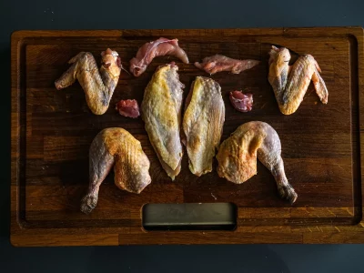 Huhn zerlegen