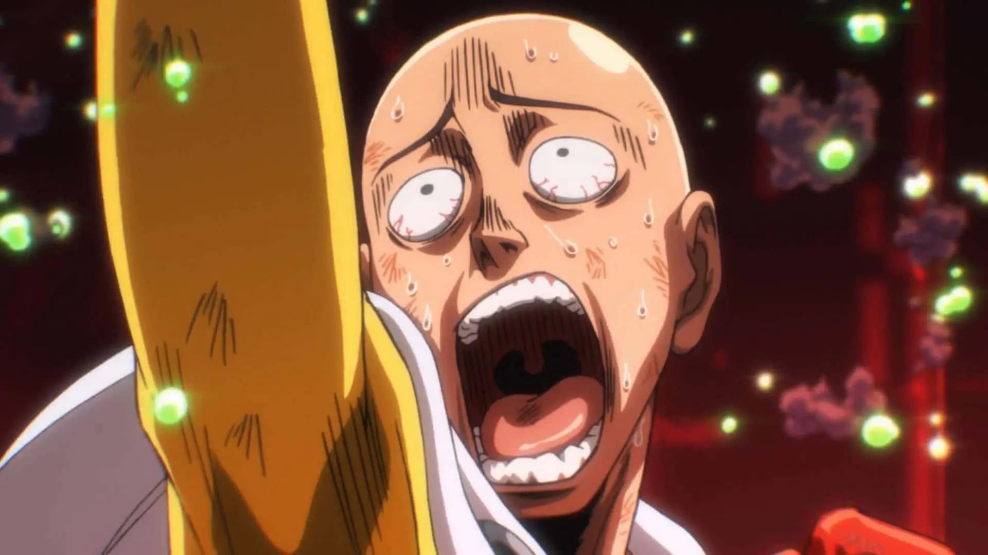 Saitama enfadado