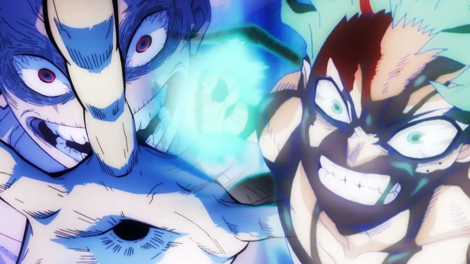 Deku vs Shigaraki en el clímax del episodio 8 de la temporada final