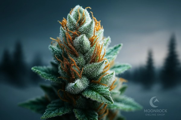 Buy Alaskan Thunderfuck Online - Frosted Sativa Buds with Amber Pistils | Moonrock