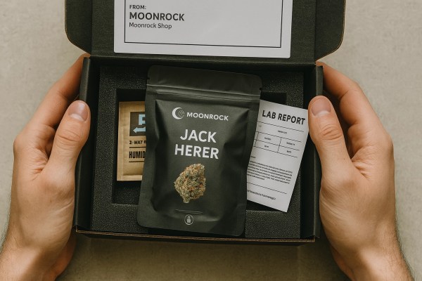 Order Jack Herer Marijuana - Discreet Nitrogen-Sealed Delivery | Moonrock Online Shop