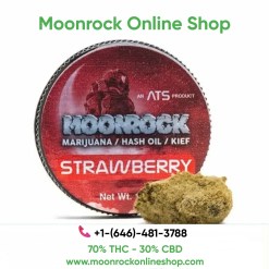 Strawberry Moonrock Cannabis Thumbnail | Bulk Wholesale, Fast Shipping