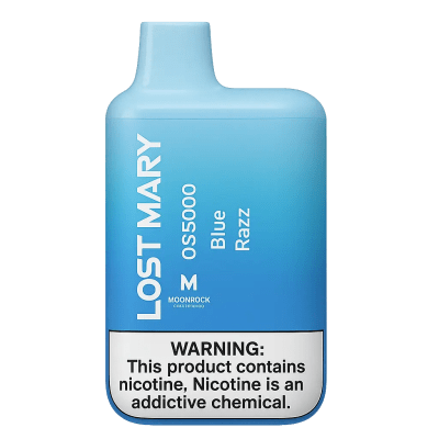 Lost Mary OS5000 Tropical Rainbow Blast disposable vape product photo with transparent background — Moonrock Online Shop