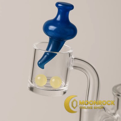 Cap + pearls circulate oil for smooth pulls.