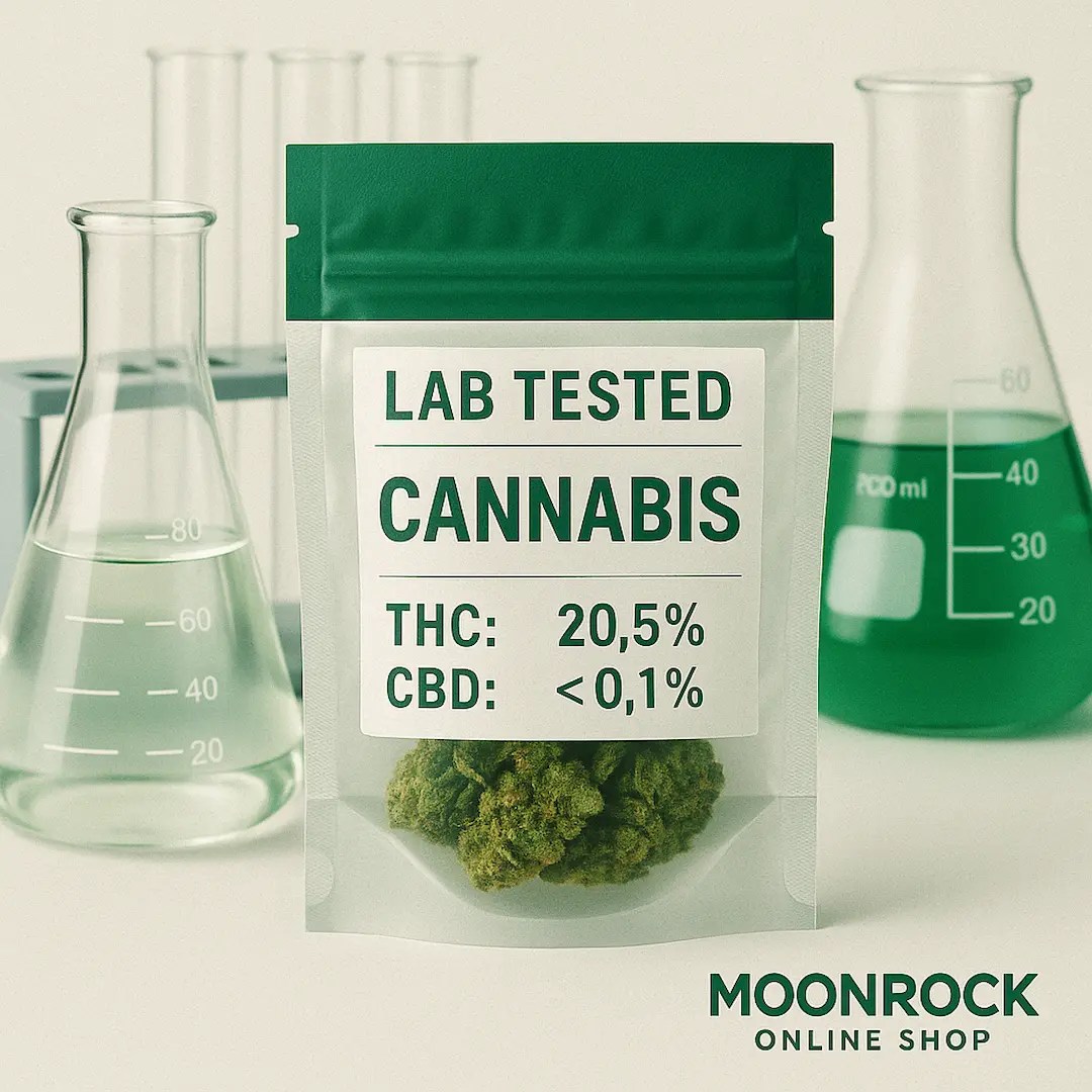 Lab-tested cannabis products from a licensed online dispensary