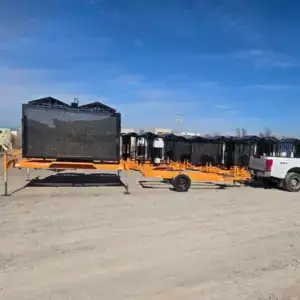 spyder jeep tow vehicle blue sky plant parking lot