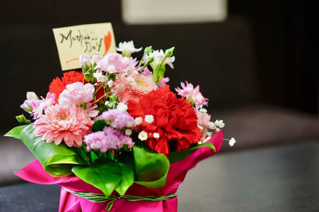 bouquets de fleurs pour fêtes des mères