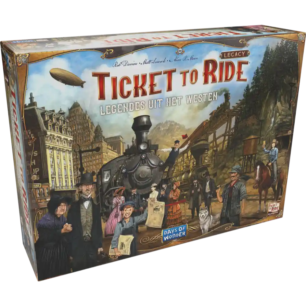 Ticket to Ride Legacy Legendes uit het Westen