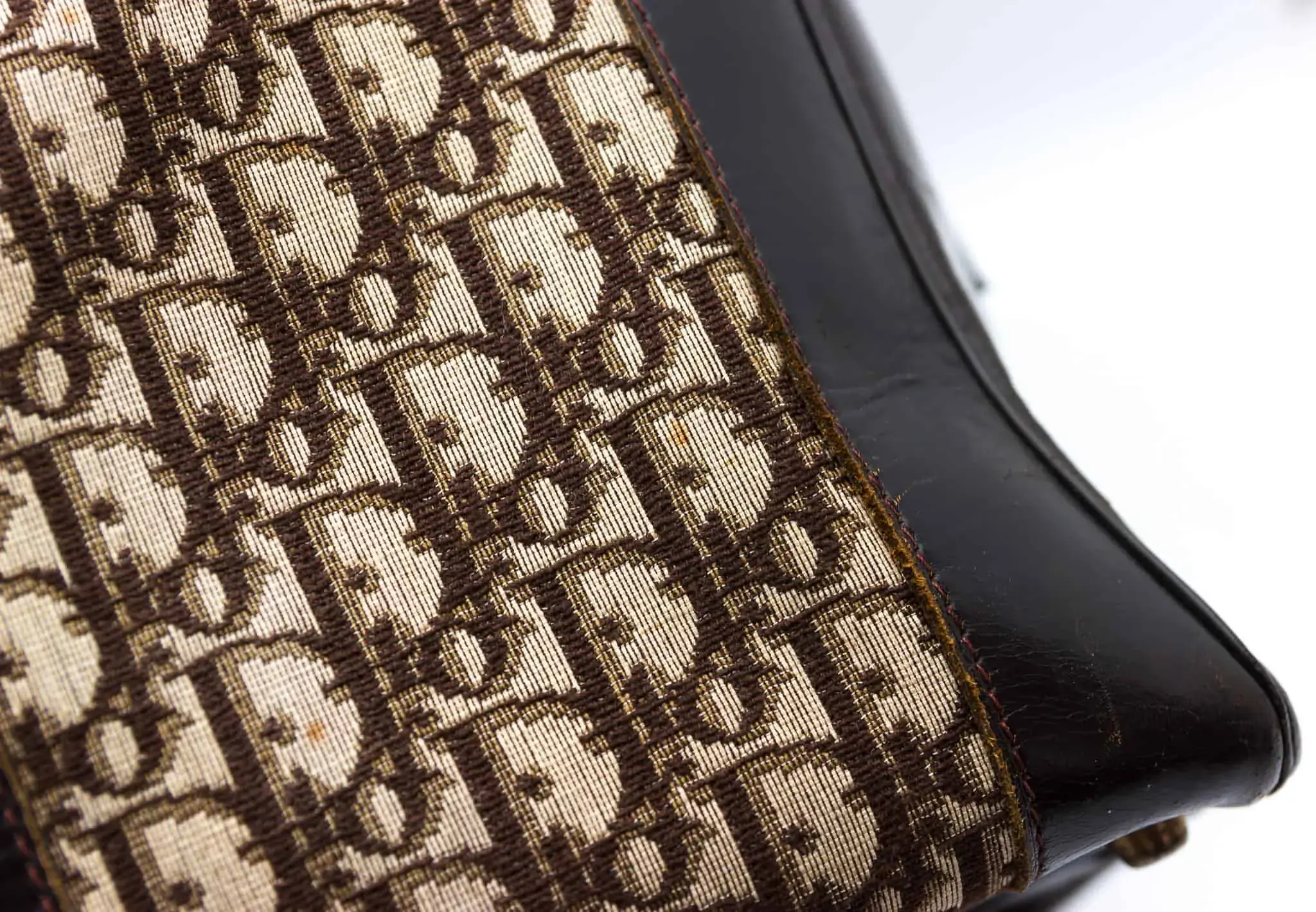 Christian Dior Vintage Monogram Brown Travel Bag 70s - Katheley