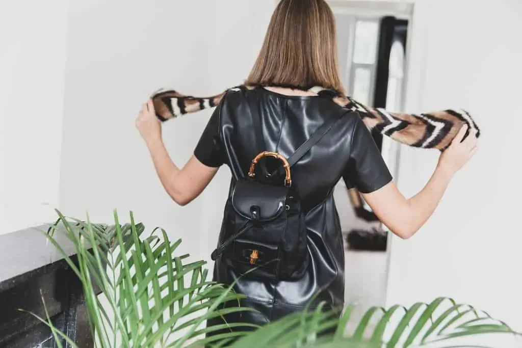 gucci bamboo mini backpack Leather Small 279497 Gucci Brown Smooth Leather Bamboo