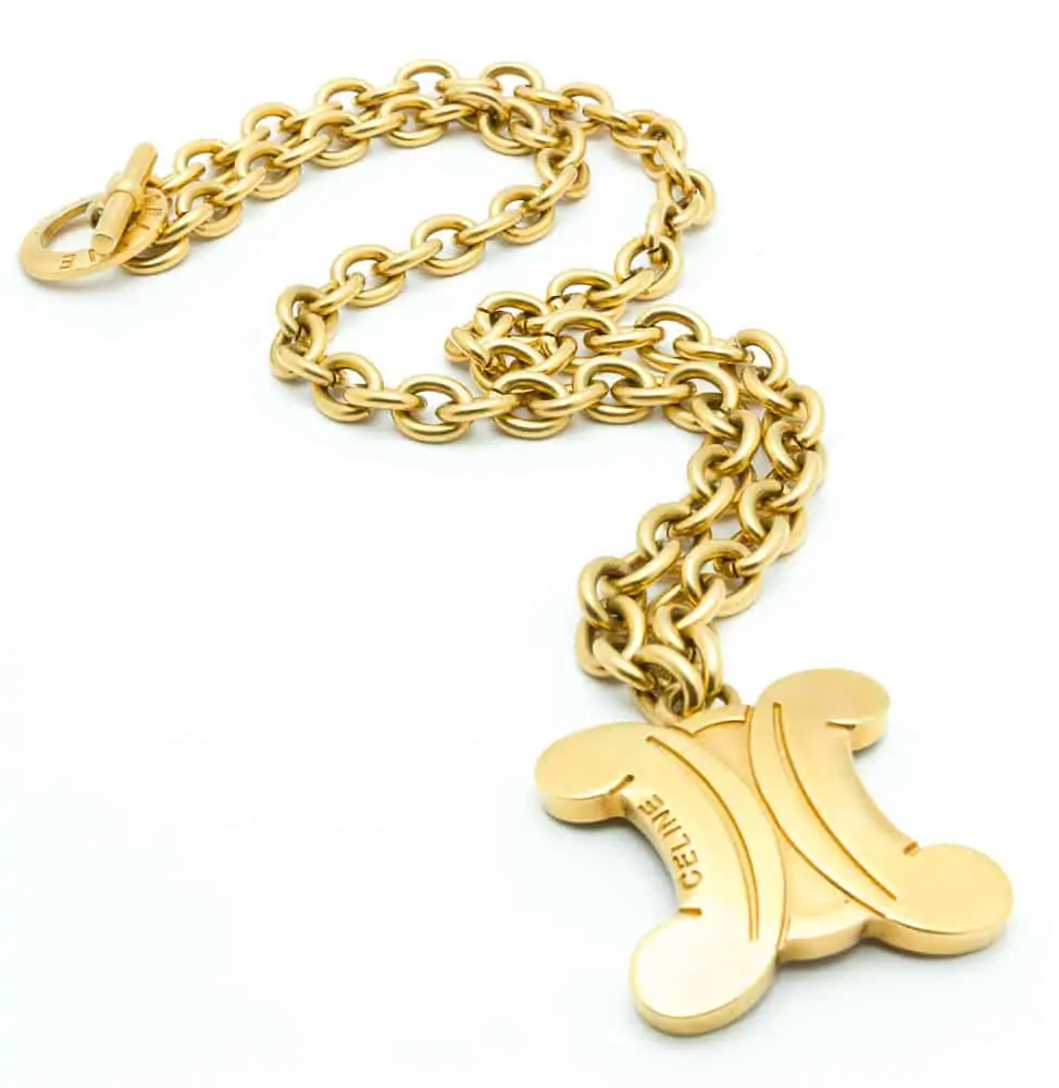 Celine Vintage Logo Pendant c.1990 - Katheley's