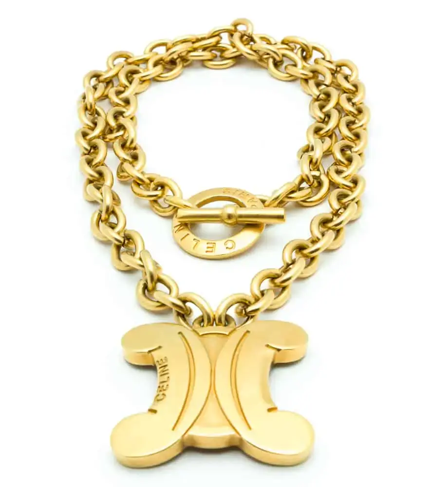 Celine Vintage Logo Pendant c.1990 - Katheley's