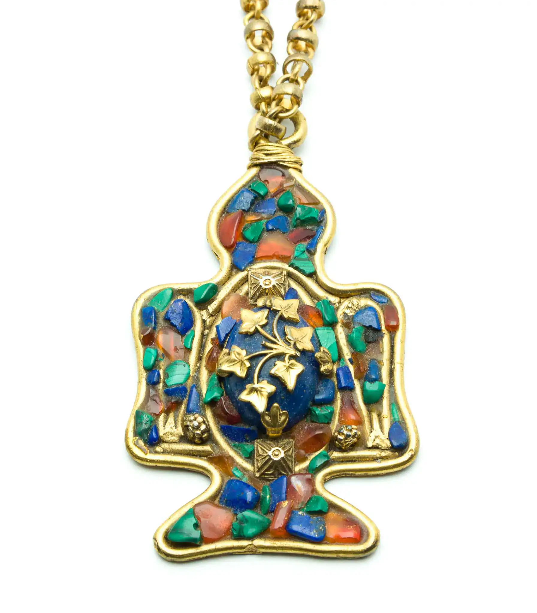 Pendentif Remy Dis Paris émaillé Vintage - Années 80/90, Made In France