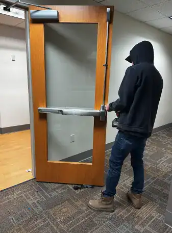 Panic Bar Installation In Md &Amp; Dc Panic Bar Installation In Md And Dc By King Locksmith
