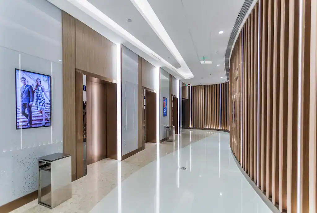 Modern Institutional Building Corridor With Controlled Access Points And Coordinated Entry Systems Supported By A Locksmith Rockville Md, Reflecting Structured Service Planning And Reliable Multi-Door Performance