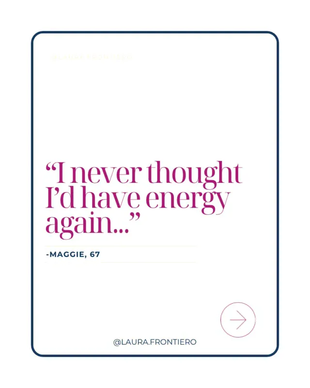 So many people assume fatigue is just part of aging. But here’s the truth: it’s not about your age, it’s about what’s happening inside your body.

When your gut microbiome is imbalanced, digestion is sluggish, and nutrient absorption is compromised, your cells simply don’t get the fuel they need. The result? Low energy, brain fog, mood swings, and that sense of “running on empty.”

The good news is, once those imbalances are identified and supported, your energy can return and often faster than you think.

I see this all the time: people in their 40s, 50s, 60s, and beyond reclaiming the energy they thought was gone forever. Because your body isn’t broken, it’s just asking for the right support.

If you’ve been telling yourself that fatigue is “just part of getting older,” I encourage you to reconsider that story.

Your vibrant self is still in there. Sometimes it just takes the right approach to bring it back.
.
.
.
.
.
#fatigue #aging #healthaging #rootcause #guthealth #guttesting #functionalhealth #moodswings #lowenergy #brainfog