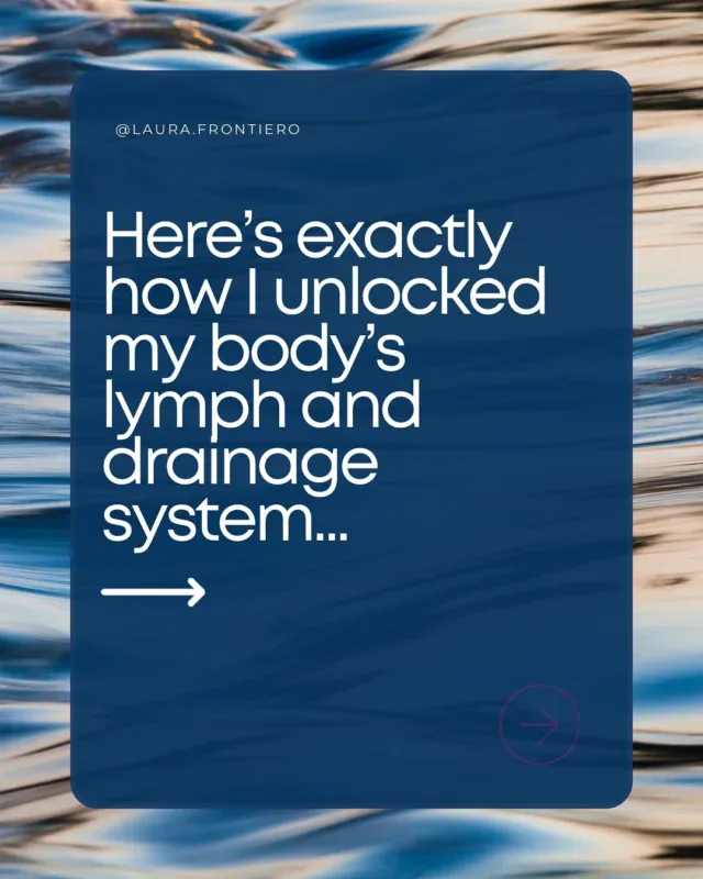 Your body has a built-in detox system that works 24/7, but it can’t do its job if the pathways are blocked.

Your lymph and fascia are the unsung heroes of your body’s drainage system: moving waste, supporting immunity, and keeping every cell nourished. When they’re sluggish, you might feel puffy, tired, or foggy. When they flow, you feel light, clear, and energized.

The best part? You don’t need extreme detoxes or fancy gadgets to support them.
You just need to move, hydrate, breathe deeply, and release tension, the simple rhythms your body was designed for.

Start small: take a walk, roll out your fascia, drink mineral-rich water, or spend a few minutes in deep belly breathing.

Your body is always working for you it just needs a little support to flow the way it’s meant to.

Comment ENERGY below for a link to my free masterclass, “Exhausted to Energized.”
.
.
.
.
.
#drainage #lymphaticsystem #rootcause #functionalhealth #lowenergy #energyboost #fascia #fasciarelease