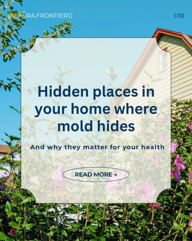 Mold doesn’t just grow where you can see it. It hides behind walls, inside air ducts, under sinks, in basements, and behind furniture. And every day it’s there, it’s releasing spores and mycotoxins into the air you breathe.
The health effects are real. Chronic mold exposure is linked to asthma development in children, increased inflammation, mood changes, cognitive issues, and immune system dysfunction. For people with existing respiratory conditions or compromised immune systems, the effects can be severe.
The most dangerous mold isn’t the visible patch on your shower tile. It’s the growth you don’t see, quietly spreading in your HVAC system and circulating through every room in your home.
If you’ve been dealing with unexplained symptoms like fatigue, brain fog, respiratory issues, or worsening allergies, hidden mold could be the root cause. A musty smell, previous water damage, or high indoor humidity are all red flags worth investigating.
Prevention comes down to controlling moisture. Keep humidity below 50%, fix leaks immediately, improve ventilation, and have your HVAC system inspected and cleaned regularly.
Your home should support your health, not undermine it. Have you found hidden mold in your home? What tipped you off?
Ready to take control of your health? Comment CALL below for a link to a free discovery call. 
.
.
.
.
.
#mold #moldexposure #moldathome #rootcause #brainfog