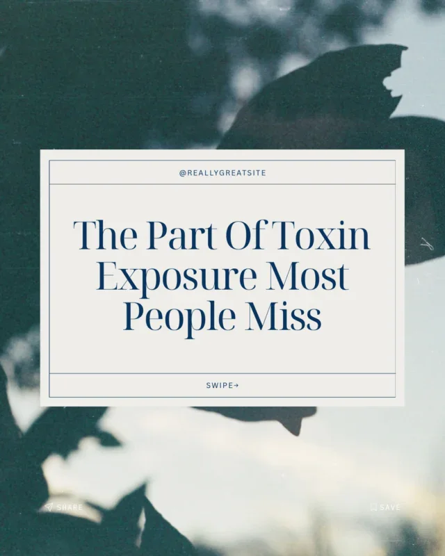 Toxic burden is cumulative. The body doesn’t always clear exposures immediately, especially when detox pathways are overwhelmed or under-resourced.

Even when current habits are supportive, past exposures can continue to influence hormones, energy, immune balance, and inflammation.

Healing often begins by understanding not just what’s happening now, but what the body has been carrying forward.

This is why working with a functional practitioner is key. We can look into your past using the right tools and see what’s hindering your progress today. 

Ready to start removing toxins now? Comment TOXIN below for a link to my free guide on eliminating toxins. 
.
.
.
.
.
.
#toxintesting #environmentaltoxins #rootcause #functionalhealth #midlife