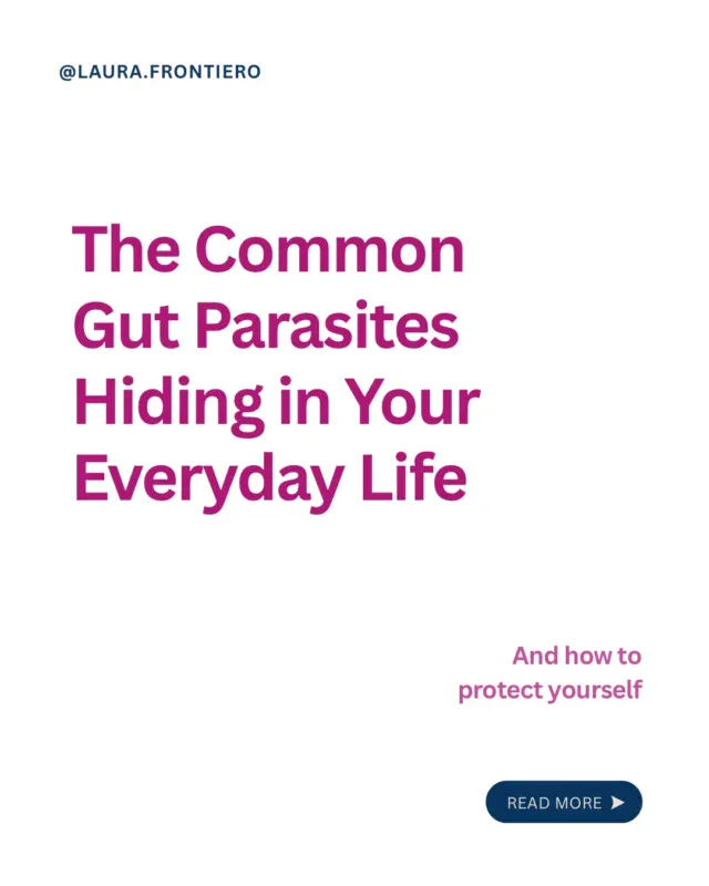 Gut parasites aren’t just something you pick up traveling abroad. They’re in swimming pools, salad bars, petting zoos, and your kitchen.
Giardia is the most commonly reported parasitic illness in the U.S. Cryptosporidium infects over 700,000 Americans yearly. Toxoplasma hides in undercooked meat and cat litter. Pinworms spread easily through households and schools.
Symptoms include diarrhea, abdominal pain, fatigue, nausea, and unexplained weight loss. But many people carry parasites without knowing it while their gut health deteriorates.
From a functional medicine perspective, chronic parasite infections drive inflammation, disrupt the microbiome, impair nutrient absorption, and burden the immune system. They can trigger autoimmune conditions, mimic IBS, and cause persistent fatigue.
If you have persistent digestive issues, parasite testing should be part of your workup. Ready to get started? Comment CALL below for a link to schedule a free discovery call. 
.
.
.
.
.
#digestiveissues #guthealth #parasites #hiddenparasites #microbiome