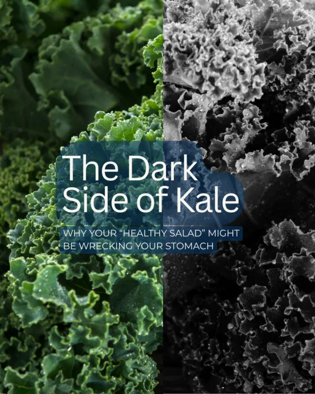 Caption:

Eating “healthy” should not leave you bloated, gassy, or urgently looking for a bathroom.

If leafy greens consistently make you feel worse, it is not a willpower issue or a sign that your body is failing. It is often a signal that digestion needs more support. Raw fiber, sulfur compounds, and an irritated gut lining can all turn nutrient dense foods into a trigger for symptoms.

This is why forcing more salads or green smoothies is rarely the solution. The goal is not to avoid vegetables forever, but to understand what your gut can handle right now and how to rebuild tolerance over time.

If greens have ever made you question whether healthy eating is actually healthy for you, this may be the missing piece. 

Ready to support your gut? Head to the link in bio to schedule a free discovery call and comment GUT below for a link to my free Gut Health Kickstart Guide.
.
.
.
.
.
#kaleoverload #guthealth #digestivesupport #rootcause #functionalhealth