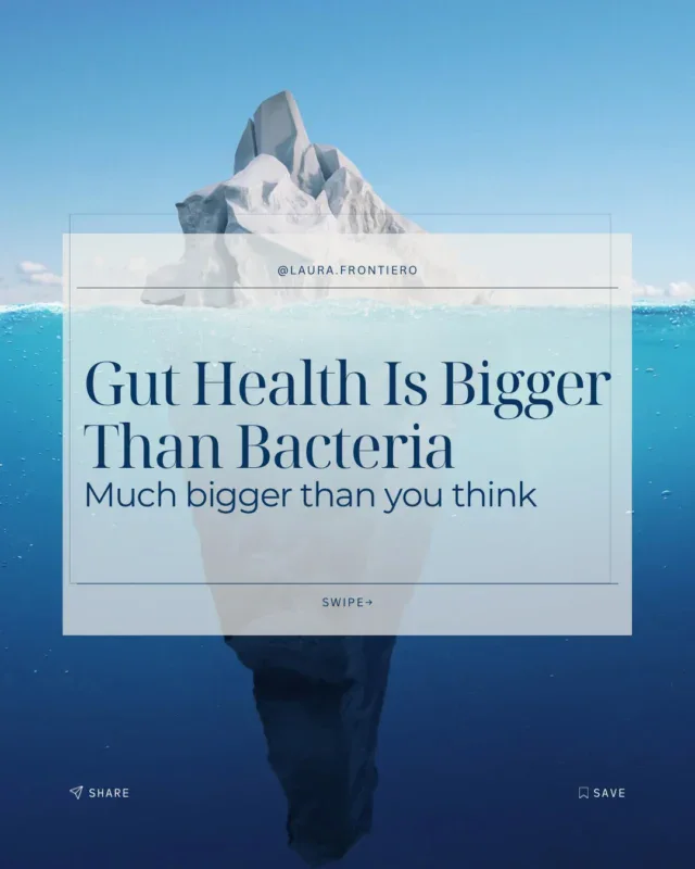 Most gut health conversations barely scratch the surface. The focus stays on bacteria alone, even though science is showing us that the gut is a complex ecosystem made up of many different forms of life interacting at once.

Research continues to reveal that a significant portion of the microbiome remains uncharted. That matters, because symptoms do not come from isolated bacteria in a vacuum. They come from imbalance across an entire system that includes fungi, archaea, viruses, immune signaling, gut lining health, motility, and more.

This is why surface-level approaches often fall short. When care is limited to generic probiotics, elimination diets, or guesswork, the deeper drivers of symptoms are left untouched.

Functional work looks at the full picture. Not just what is present, but how your body is responding and why those patterns developed in the first place.

If you have been dealing with persistent gut symptoms that do not resolve no matter how much you tweak your diet or supplements, there may be more happening beneath the surface than you have been told.

Want to see if we are a good match? Comment CALL below for a link to a free discovery call with me team.
.
.
.
.
.
#realguthealth #insideyourgut #rootcause #healyourself #midlifehealth