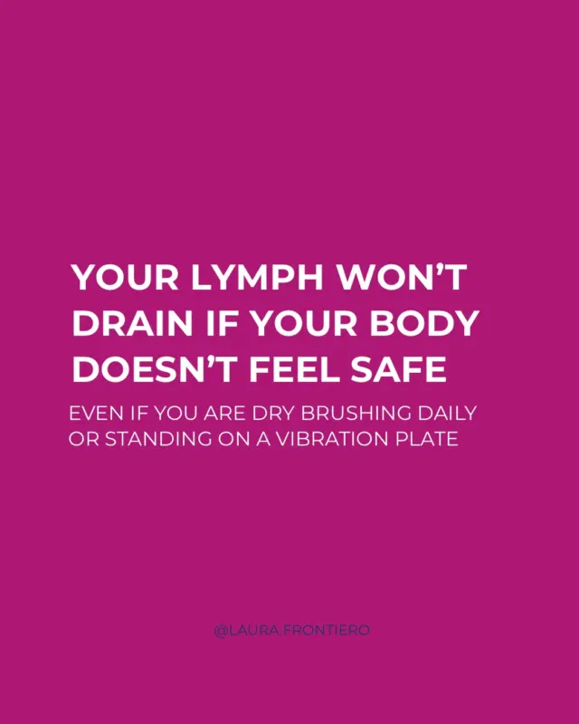 If lymph support has felt frustrating or ineffective, this may be why.

The lymphatic system does not respond to force. It responds to safety. When the nervous system is stuck in a low level stress response, drainage slows, inflammation lingers, and the body holds on rather than releasing.

This is why adding more tools is not always the answer. Regulation comes before drainage.

Supporting your nervous system creates the internal conditions your body needs to detox, repair, and restore balance naturally.

If puffiness, brain fog, or low energy persist despite doing all the right things, it may be time to look upstream and address the stress signals your body is responding to.

I’ve put together a big list of ways to support your lymphatic system. Just comment LIST below and I will send it straight to you. 
.
.
.
.
.
#lymphsupport #stagnantlymph #rootcause #functionalhealth #fightorflight