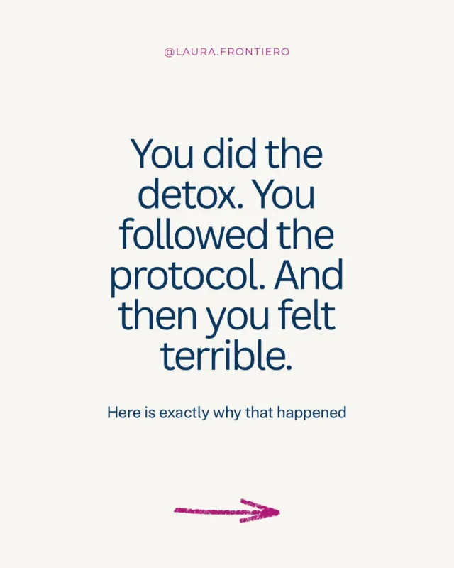 If you have ever felt worse after a detox, you were probably told to push through. That the symptoms meant it was working. That your body was just releasing what it had been holding onto.
That explanation sounds reasonable. But in most cases it is not accurate.
A detox reaction that leaves you exhausted, foggy, reactive, or in pain is not a healing crisis. It is your body trying to process a load it did not have the infrastructure to handle. The pathways were not open. The elimination routes were not clear. The cellular energy required to complete the process was not there.
Detoxification done well is rarely dramatic. When the foundations are in place, the body moves toxins efficiently and the process is largely uneventful. The suffering is not the point. The sequence is.
If this has been your experience, the protocol was not wrong for you because you are broken. It was wrong because it skipped the steps that should have come first.
I can help with that. If you think you are ready to detox and put in the work, comment CALL below to get a link to a free discovery call with my team to get started.
.
.
.
.
.
.
#detoxreaction #functionalhealth #drainagepathways #brainfog #realdetox