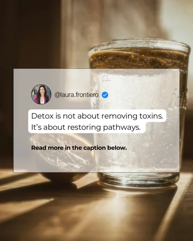 Most detox protocols focus entirely on what to remove. The binders, the cleanses, the elimination diets. But removal is only possible when the system doing the removing is actually functional.

The liver needs sufficient nutrients to complete both phases of detoxification. The bowel needs to be moving. The kidneys need to be supported. The lymphatic system needs to be circulating. When these pathways are sluggish or depleted, pushing toxins into circulation without a clear exit route creates a burden, not a solution.

This is why so many people feel worse after popular detox protocols and why the answer is almost never a stronger cleanse. It is a more foundational one.

Restoration before mobilization. That is the sequence that actually works.

If detox has never worked well for you, the pathways are worth looking at first. I would love to help! Just send me a DM to get started.
.
.
.
.
.
#detox #drainagepathways #functionalhealth #detoxprotocol #lymphatichealth