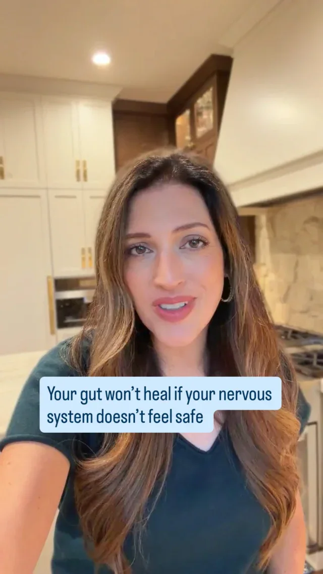 You can eat the cleanest diet in the world and still have bloating, reflux, or food sensitivities if your nervous system is stuck in survival mode.
Your body has two main states: fight or flight and rest or digest. When you’re in fight or flight, blood moves away from the gut, stomach acid drops, enzyme release slows, and nutrient absorption weakens. Your body will not fully digest food, no matter how healthy it is, if it doesn’t feel safe.
This is common in high-functioning midlife women who are always pushing, producing, and holding everything together. On the outside you’re fine. Inside, your body is running on stress physiology.
Vagal tone matters here. When it’s low, the gut-brain connection weakens, motility slows, and symptoms like bloating, fullness, and IBS-type issues show up.
You can’t supplement your way out of a nervous system stuck in fight or flight. Digestion improves when the body feels safe enough to return to rest and digest.
Book a free call with my team to learn how we can help you. Just head to my link in bio. 
.
.
.
.
.
#fightorflight #restanddigest #nervoussystemhealing #rootcause #guthealth