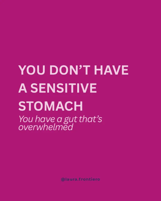 At some point you stopped questioning your gut issues and chalked them up to “having a sensitive stomach.”The reality is that you don’t. You have a stomach that’s overwhelmed. Bloating that happens daily isn’t something to work around, it’s something to investigate. When symptoms become routine, they stop being taken seriously. And that’s where people stay stuck for years.Your gut is connected to everything. Hormones, energy, immunity...and it’s worth understanding, not just managing. Looking for gut support? Just comment GUT below for a link to my free gut health kickstart. And if you’re ready to go further, head to my link in bio to schedule a free discovery call with my team. .....#bloating #sensitivestomach #rootcause #gutprotocol #guthealth